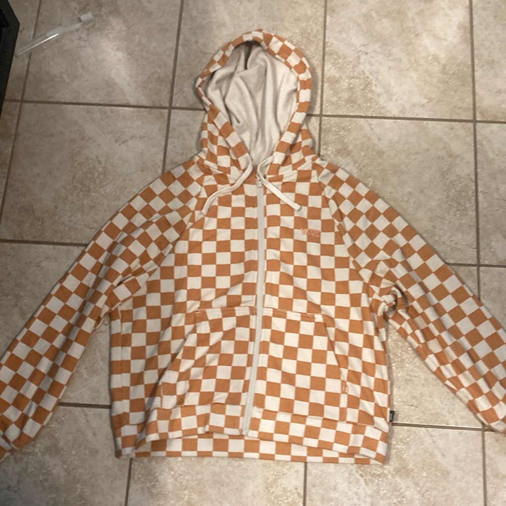 Women’s Checkered Hoodie Jacket